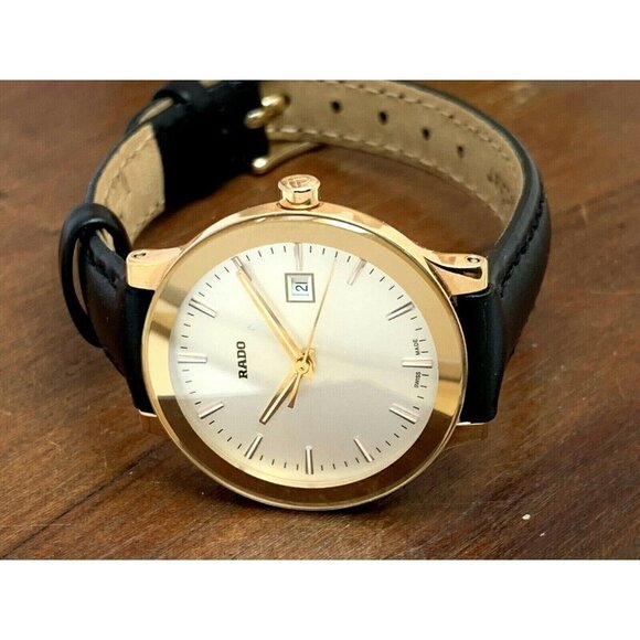Rado Women\'s Watch R30555103 Centrix Swiss Quartz Silver Rose Gold Tone … main image 8